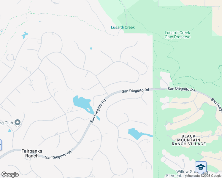 map of restaurants, bars, coffee shops, grocery stores, and more near 17770 Calle Mayor in San Diego