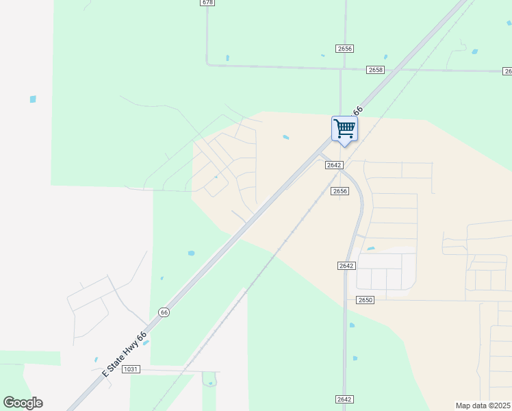 map of restaurants, bars, coffee shops, grocery stores, and more near 10322 Highway 66 in Royse City