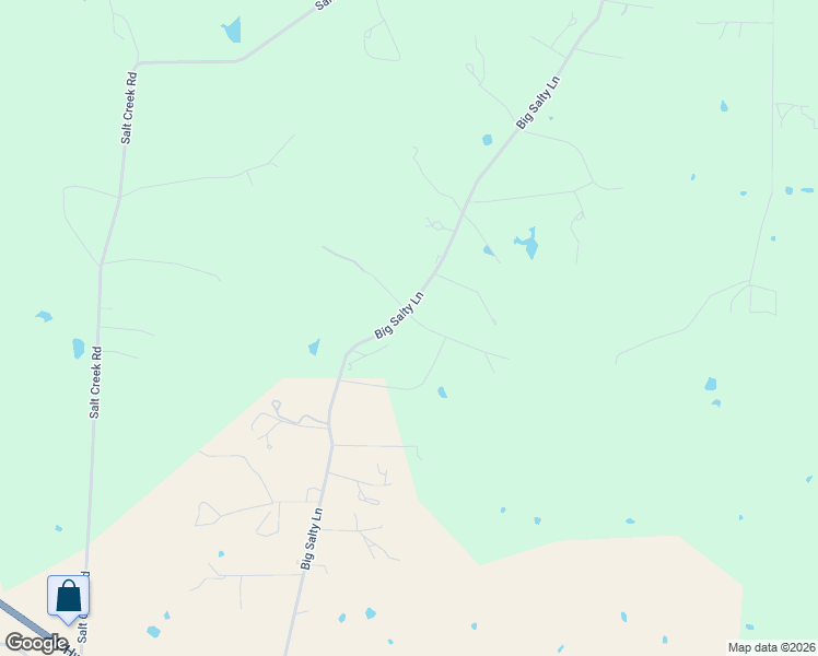 map of restaurants, bars, coffee shops, grocery stores, and more near 462 Big Salty Lane in Springtown