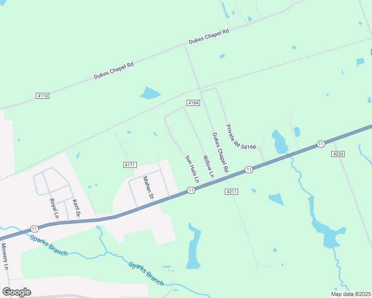 map of restaurants, bars, coffee shops, grocery stores, and more near 195 County Road 4164 in Pittsburg