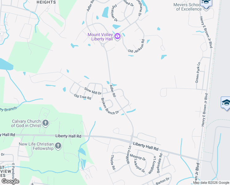 map of restaurants, bars, coffee shops, grocery stores, and more near 108 Crosby Court in Goose Creek