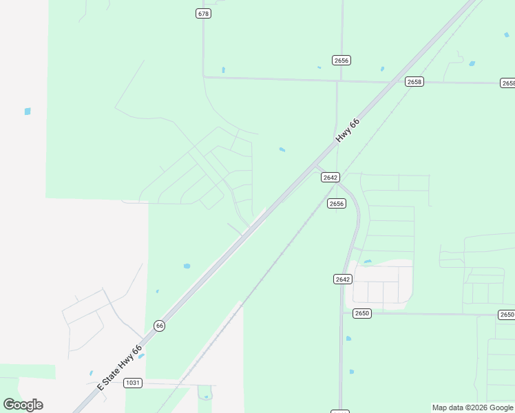 map of restaurants, bars, coffee shops, grocery stores, and more near 6580 Texas 66 in Royse City