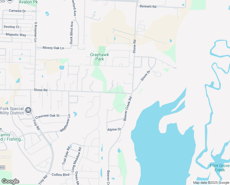 map of restaurants, bars, coffee shops, grocery stores, and more near 3000 East Stone Road in Wylie