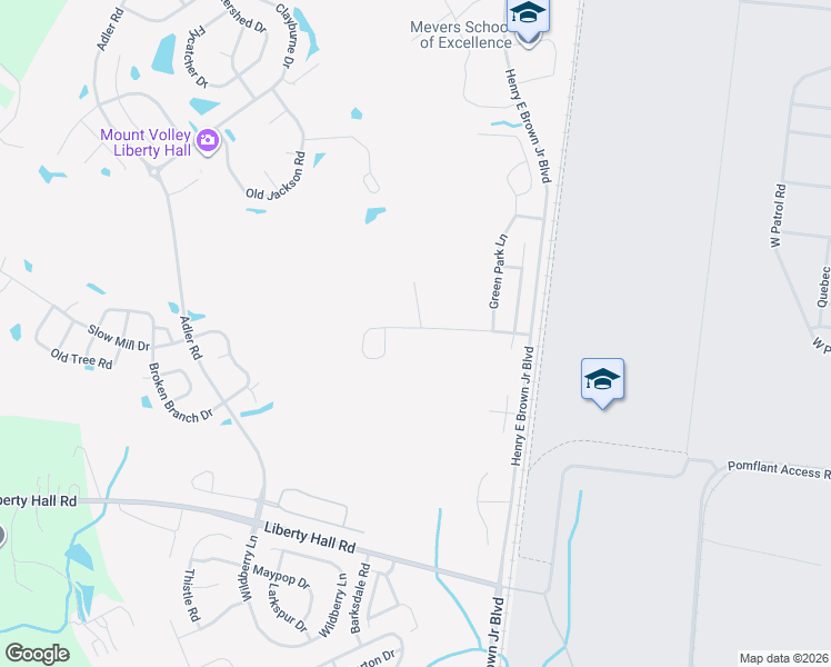map of restaurants, bars, coffee shops, grocery stores, and more near 207 Island Green Road in Goose Creek