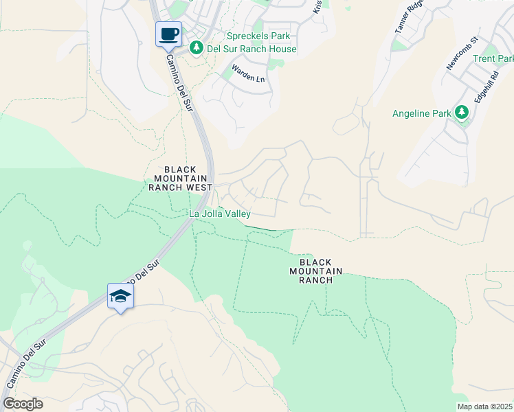 map of restaurants, bars, coffee shops, grocery stores, and more near 7878 Lusardi Creek Lane in San Diego