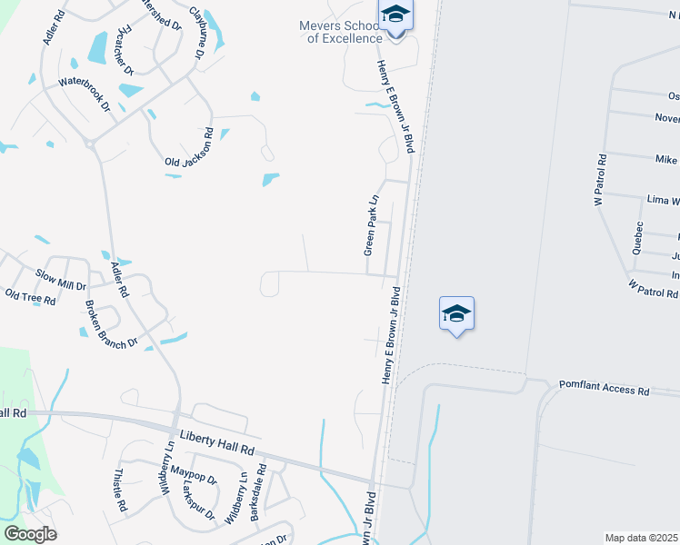 map of restaurants, bars, coffee shops, grocery stores, and more near Island Green Road in Goose Creek