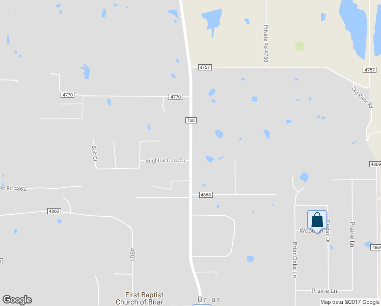 map of restaurants, bars, coffee shops, grocery stores, and more near 10894 Farm to Market Road 730 North in Boyd