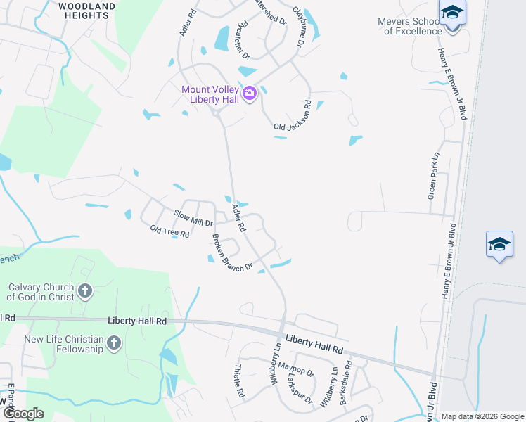 map of restaurants, bars, coffee shops, grocery stores, and more near 132 Cypress View Road in Goose Creek