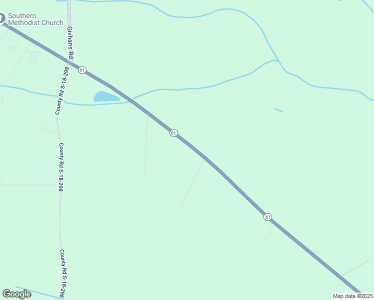 map of restaurants, bars, coffee shops, grocery stores, and more near 1265 South Carolina 61 in Ridgeville