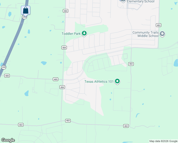map of restaurants, bars, coffee shops, grocery stores, and more near 11000 Morgan Drive in Lavon
