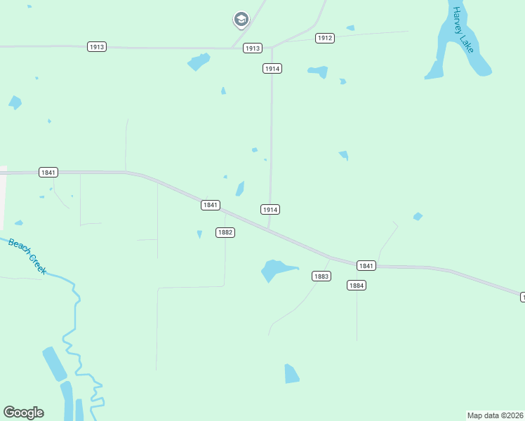 map of restaurants, bars, coffee shops, grocery stores, and more near 175 County Road 1914 in Linden