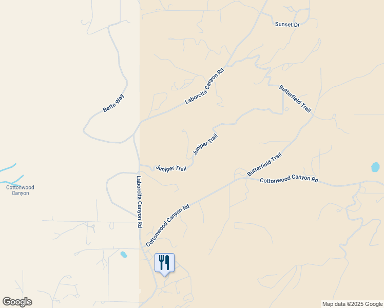 map of restaurants, bars, coffee shops, grocery stores, and more near in La Luz