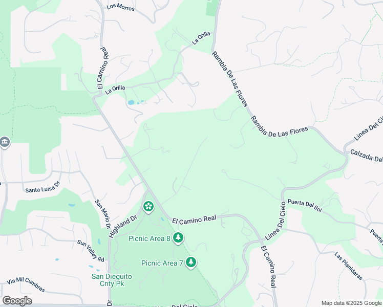 map of restaurants, bars, coffee shops, grocery stores, and more near 4848 El Nido in Rancho Santa Fe