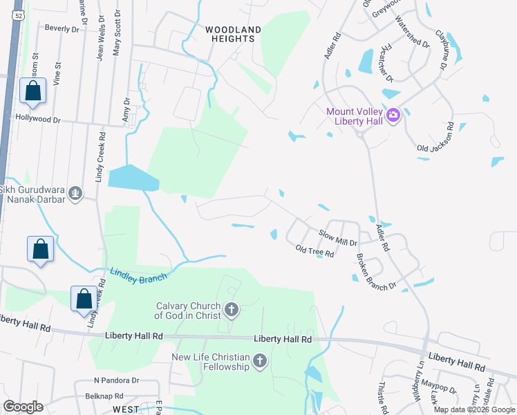 map of restaurants, bars, coffee shops, grocery stores, and more near 219 Border Road in Goose Creek