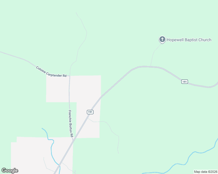 map of restaurants, bars, coffee shops, grocery stores, and more near 8595 County Road 191 in Eutaw