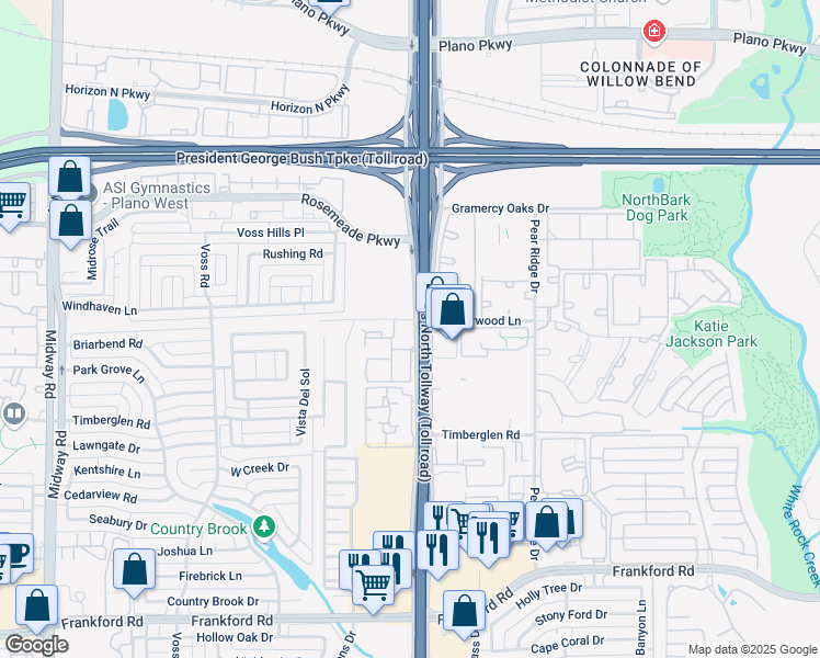 map of restaurants, bars, coffee shops, grocery stores, and more near in 