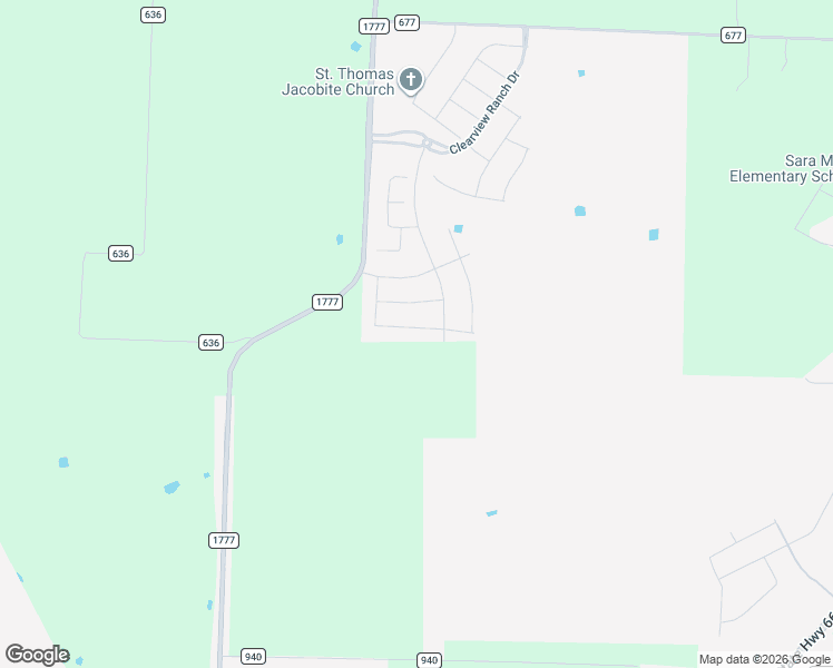 map of restaurants, bars, coffee shops, grocery stores, and more near 916 Salem Court in Royse City