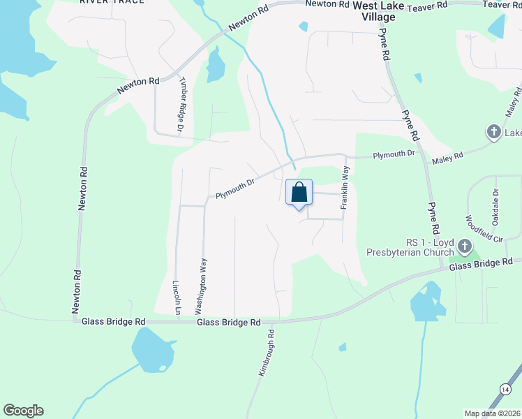 map of restaurants, bars, coffee shops, grocery stores, and more near 194 Courtney Drive in LaGrange