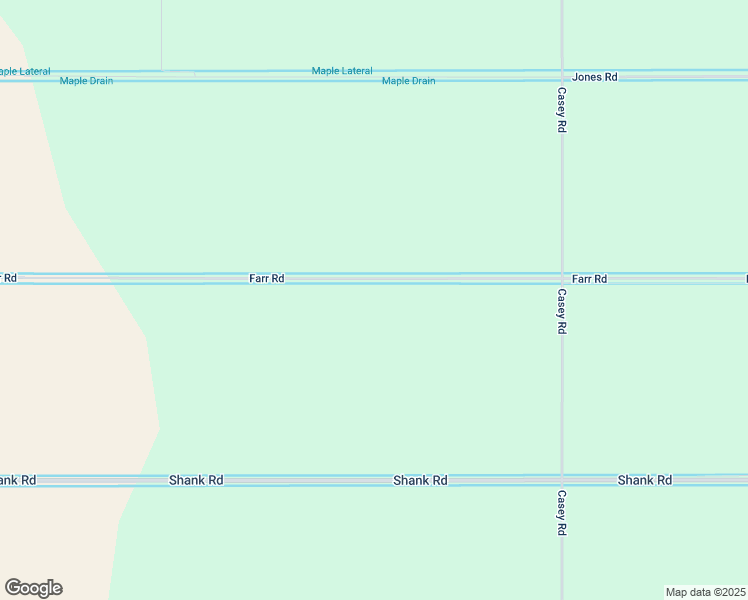 map of restaurants, bars, coffee shops, grocery stores, and more near Farr Road in Brawley