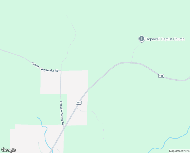 map of restaurants, bars, coffee shops, grocery stores, and more near 8595 County Road 191 in Eutaw