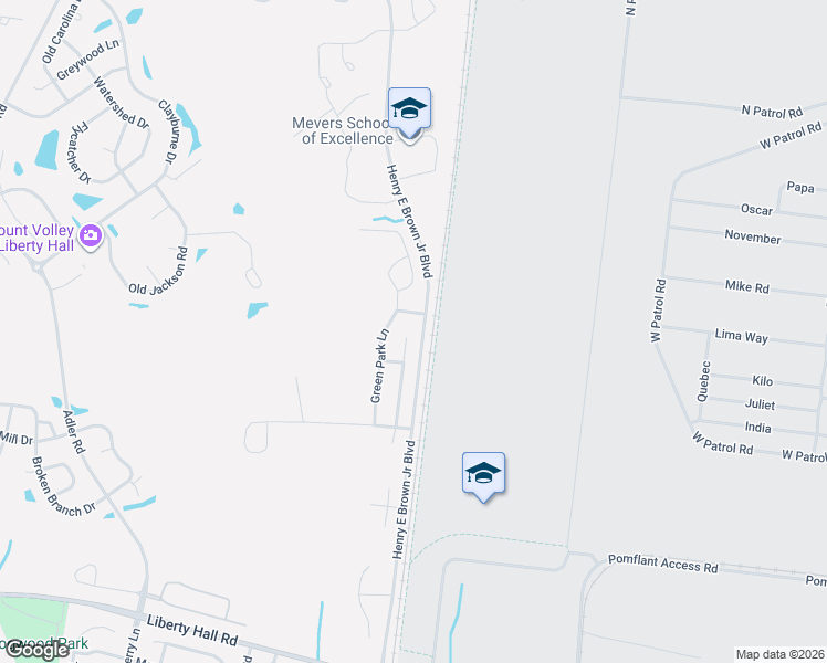 map of restaurants, bars, coffee shops, grocery stores, and more near 338 Brickhope Lane in Goose Creek