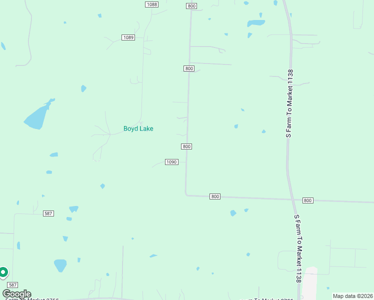 map of restaurants, bars, coffee shops, grocery stores, and more near 9990 County Road 800 in Royse City