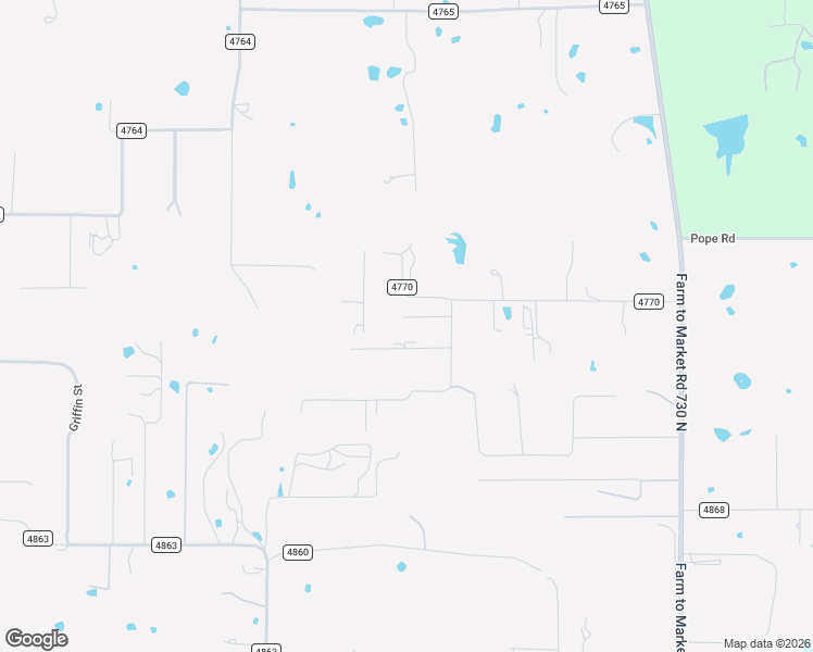 map of restaurants, bars, coffee shops, grocery stores, and more near 122 Private Road 4768 in Boyd