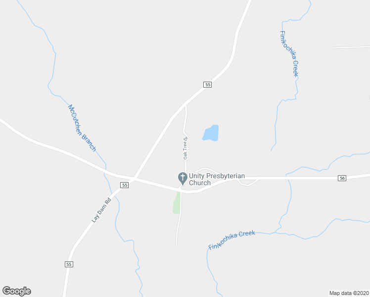 map of restaurants, bars, coffee shops, grocery stores, and more near Oak Tree Drive in Sylacauga