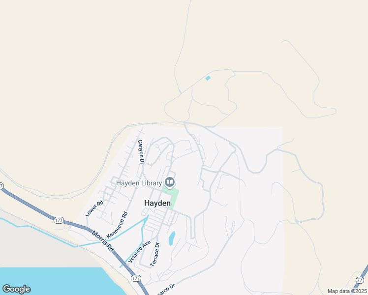 map of restaurants, bars, coffee shops, grocery stores, and more near 100 Hayden Avenue in Hayden