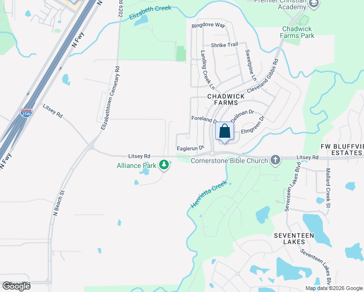 map of restaurants, bars, coffee shops, grocery stores, and more near 3805 Denridge Lane in Roanoke