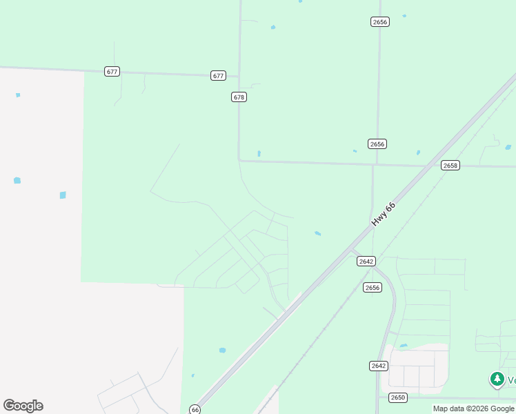 map of restaurants, bars, coffee shops, grocery stores, and more near 9783 County Road 678 in Royse City