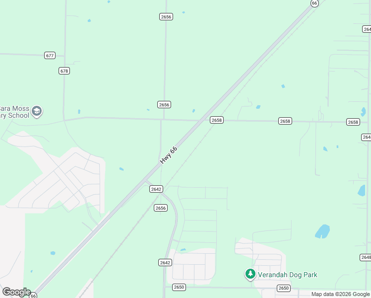 map of restaurants, bars, coffee shops, grocery stores, and more near 6407 Highway 66 in Royse City