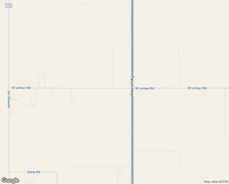 map of restaurants, bars, coffee shops, grocery stores, and more near 68 West Leman Road in Lovington