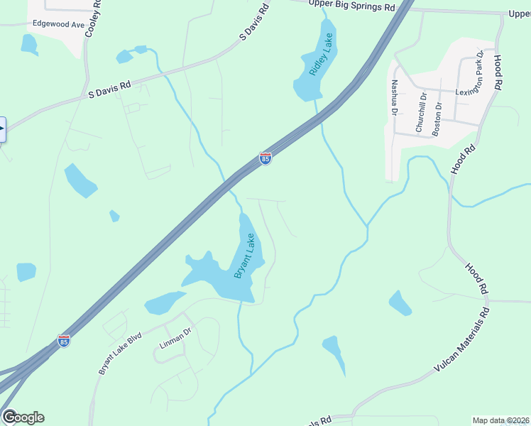 map of restaurants, bars, coffee shops, grocery stores, and more near Lakeview Way in LaGrange