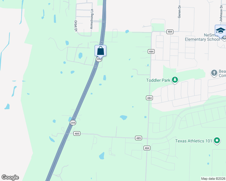 map of restaurants, bars, coffee shops, grocery stores, and more near 14644 County Road 746 in Lavon