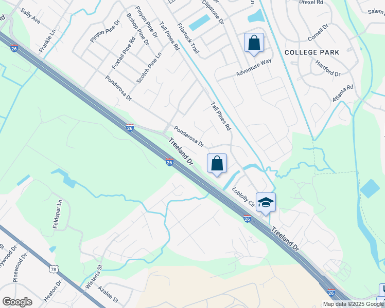 map of restaurants, bars, coffee shops, grocery stores, and more near 148 Growden Lane in Ladson