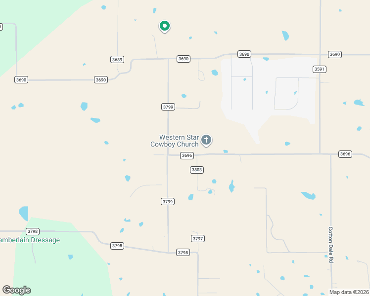 map of restaurants, bars, coffee shops, grocery stores, and more near 862 County Road 3696 in Springtown