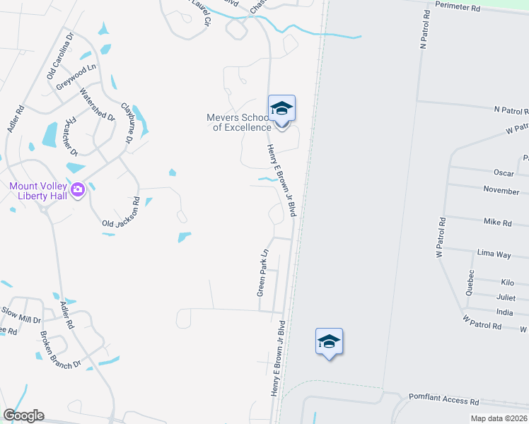 map of restaurants, bars, coffee shops, grocery stores, and more near 462 Green Park Lane in Goose Creek