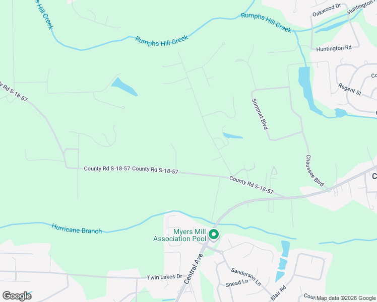map of restaurants, bars, coffee shops, grocery stores, and more near 218 County Road S-18-57 in Summerville