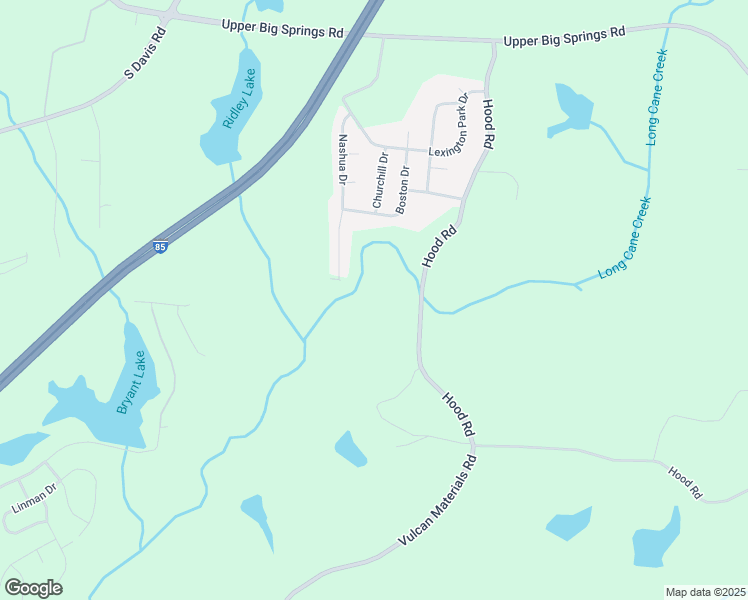 map of restaurants, bars, coffee shops, grocery stores, and more near 378 Hood Road in LaGrange