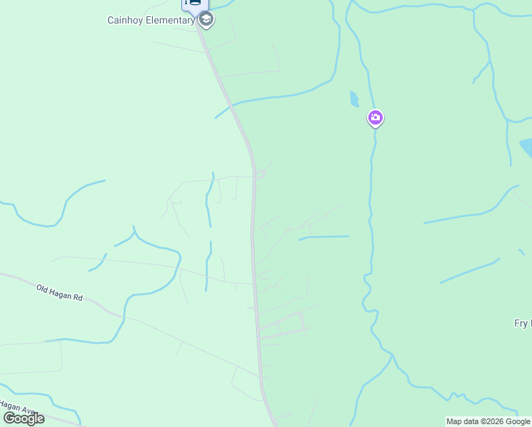 map of restaurants, bars, coffee shops, grocery stores, and more near 2286 Cainhoy Road in Huger