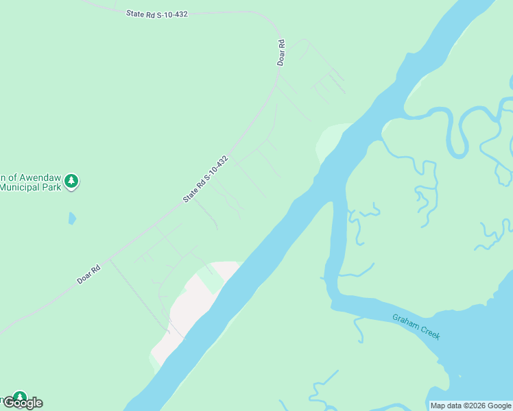 map of restaurants, bars, coffee shops, grocery stores, and more near 7989 H H Durant Lane in Awendaw