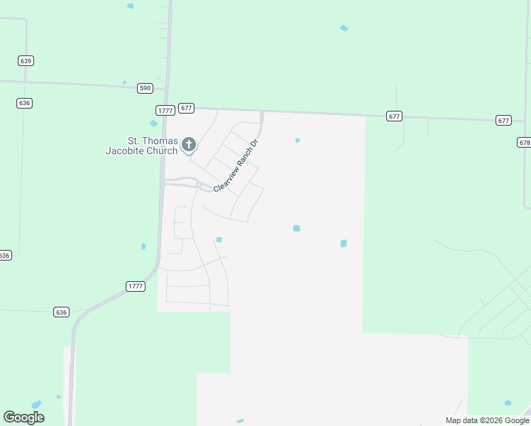 map of restaurants, bars, coffee shops, grocery stores, and more near 3621 Farm to Market Road 1777 in Royse City