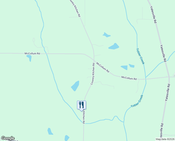 map of restaurants, bars, coffee shops, grocery stores, and more near 391 Country Kitchen Road in Barnesville