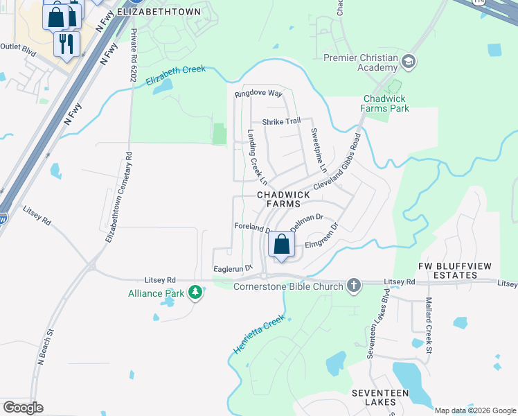 map of restaurants, bars, coffee shops, grocery stores, and more near 3917 Yarberry Court in Roanoke