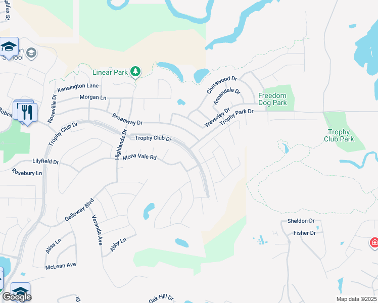 2735 Trophy Club Drive, Trophy Club TX Walk Score