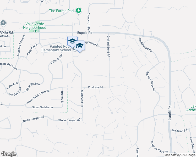 map of restaurants, bars, coffee shops, grocery stores, and more near 13627 Jack Rabbit Road in Poway