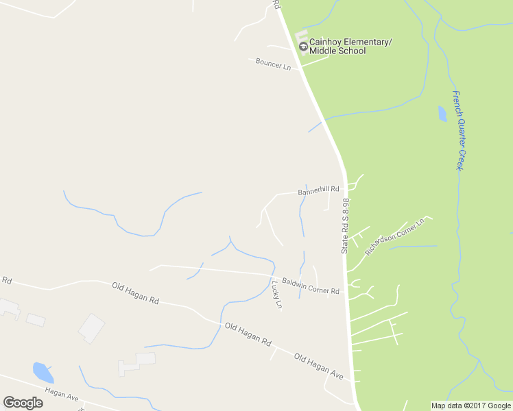 map of restaurants, bars, coffee shops, grocery stores, and more near 1060 Bannerhill Road in Huger