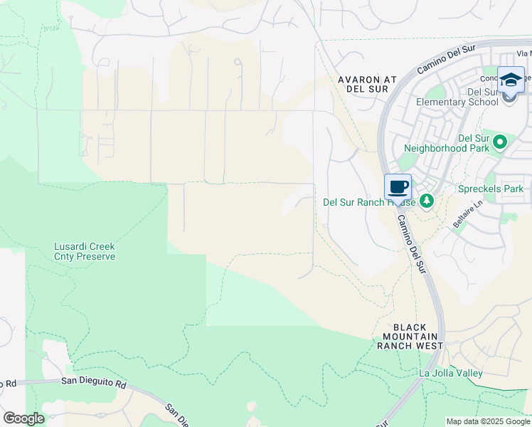 map of restaurants, bars, coffee shops, grocery stores, and more near in San Diego