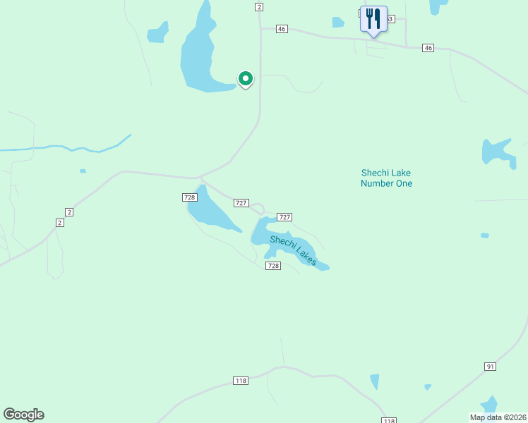 map of restaurants, bars, coffee shops, grocery stores, and more near County Road 727 in Montevallo